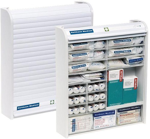 Verbandschrank rollmed mit - verbandschrank,